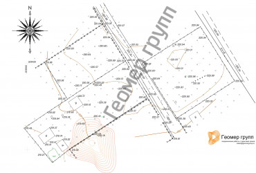 Топографическая съемка частного участка, д. Климовка, 30 соток