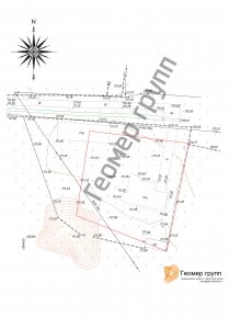 Топографическая съемка частного участка, д. Лаврово, 50 соток