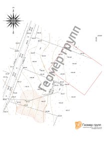 Топографическая съемка частного участка, д. Ловцово, 53 сотки