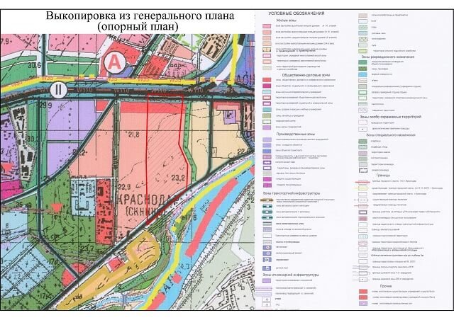 выкопировка на землю вынос границ