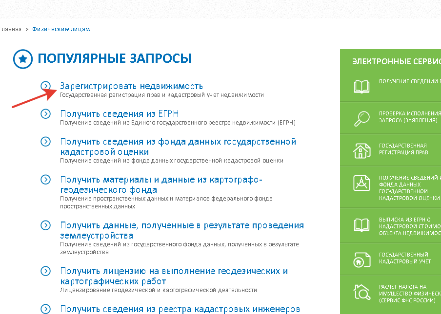 регистрация недвижимости инструкция
